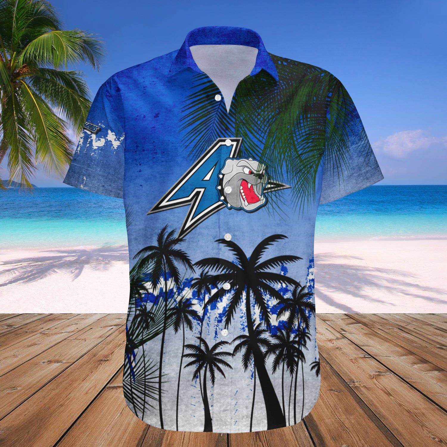 Unc Asheville Bulldogs Hawaii Shirt Coconut Tree Tropical Grunge – NCAA