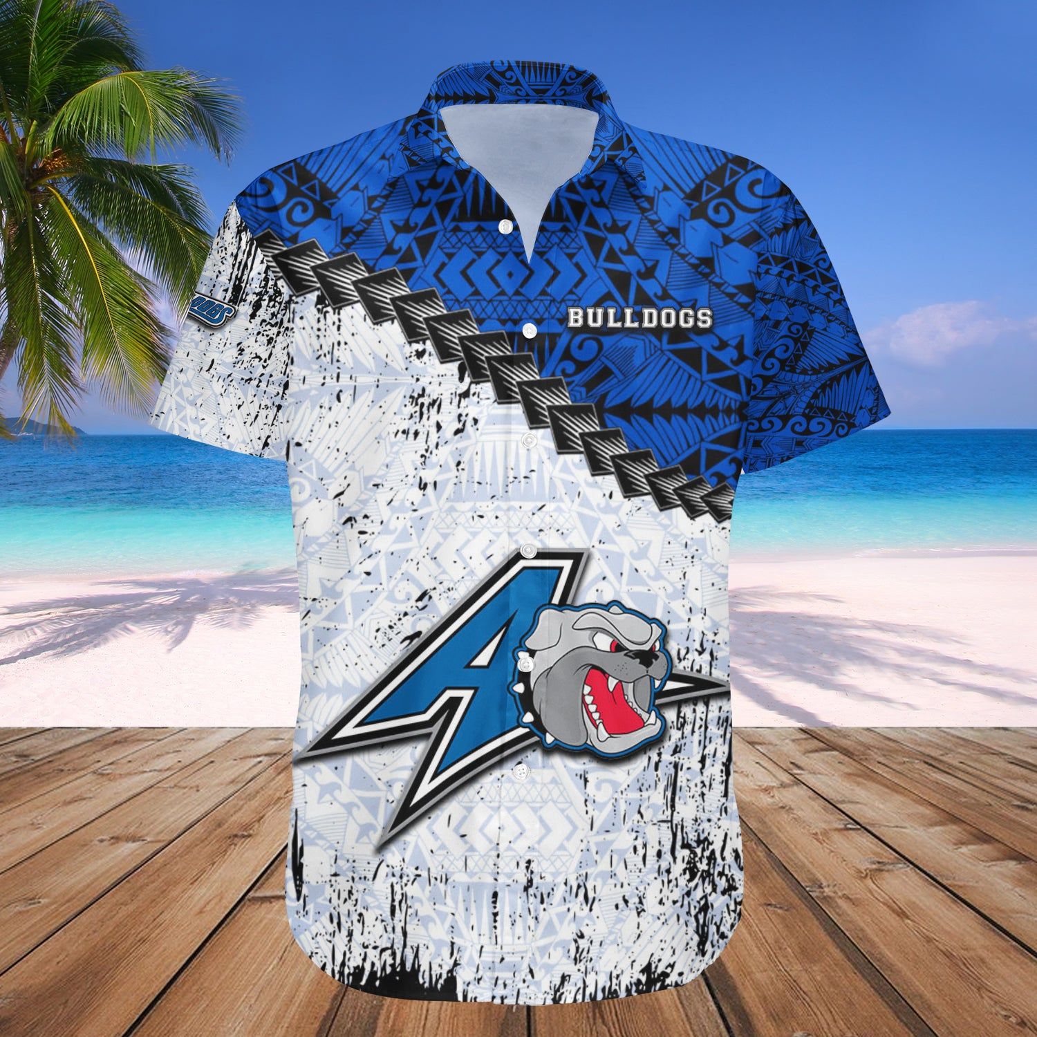 Unc Asheville Bulldogs Hawaii Shirt Grunge Polynesian Tattoo – NCAA