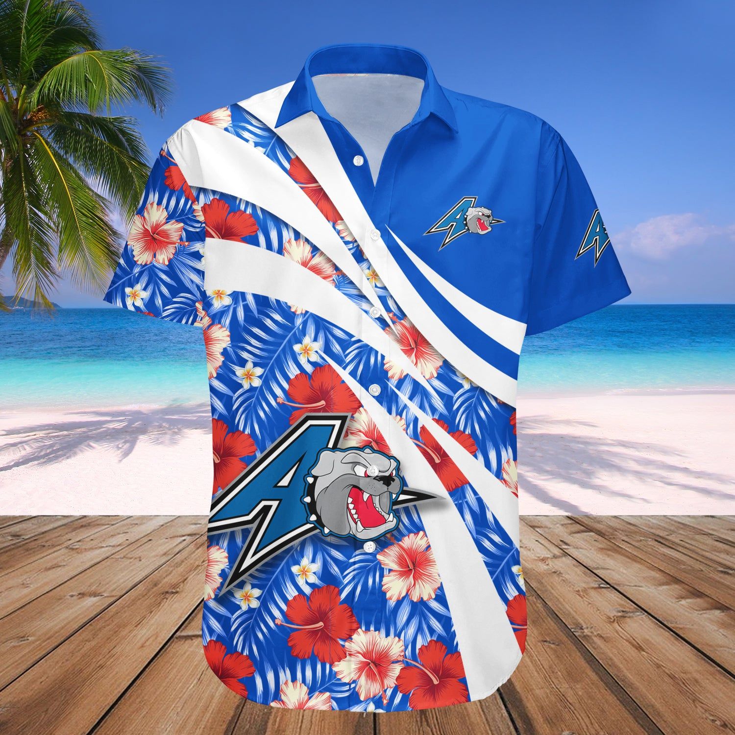 Unc Asheville Bulldogs Hawaii Shirt Hibiscus Sport Style – NCAA