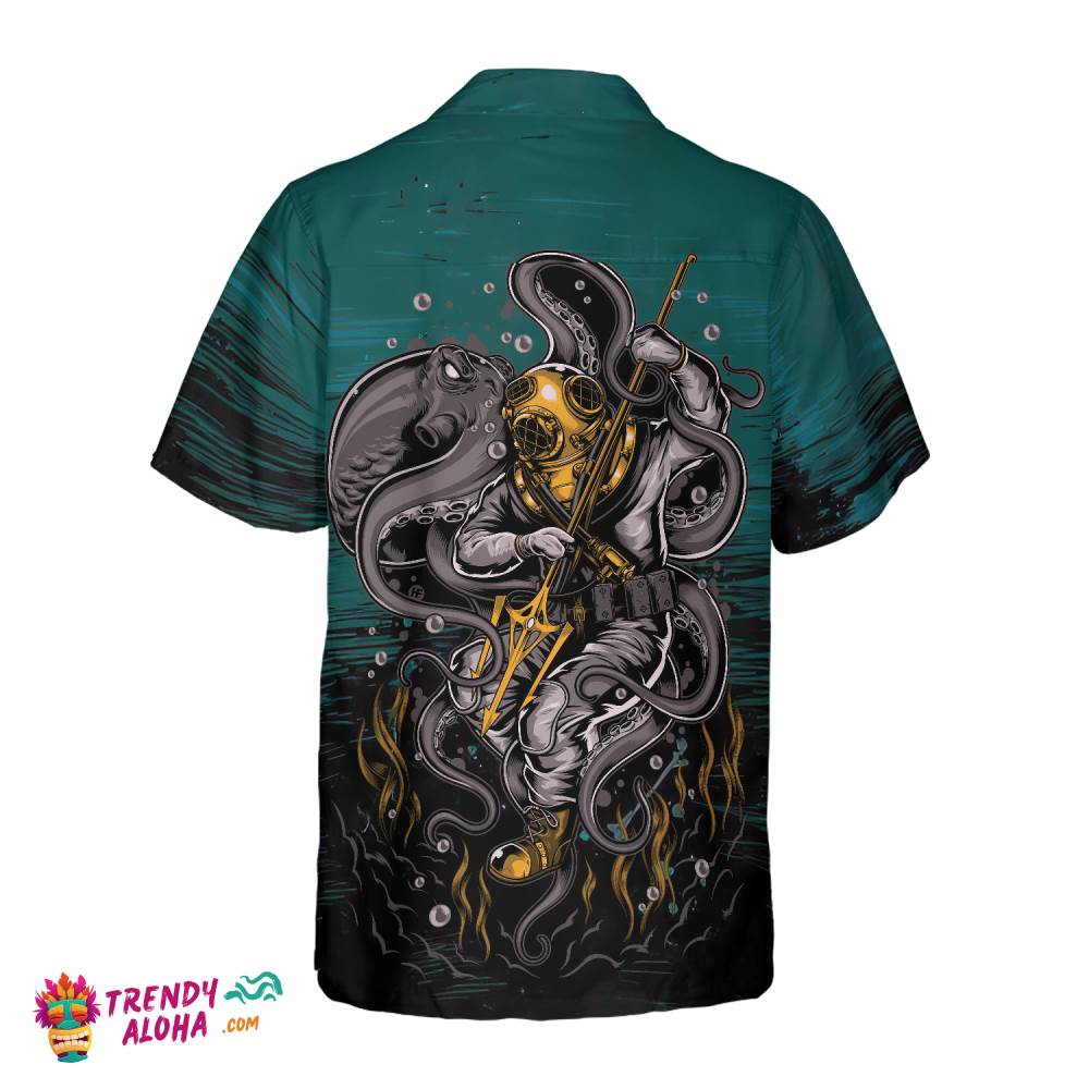Underwater Scuba Diving Hawaiian Shirt