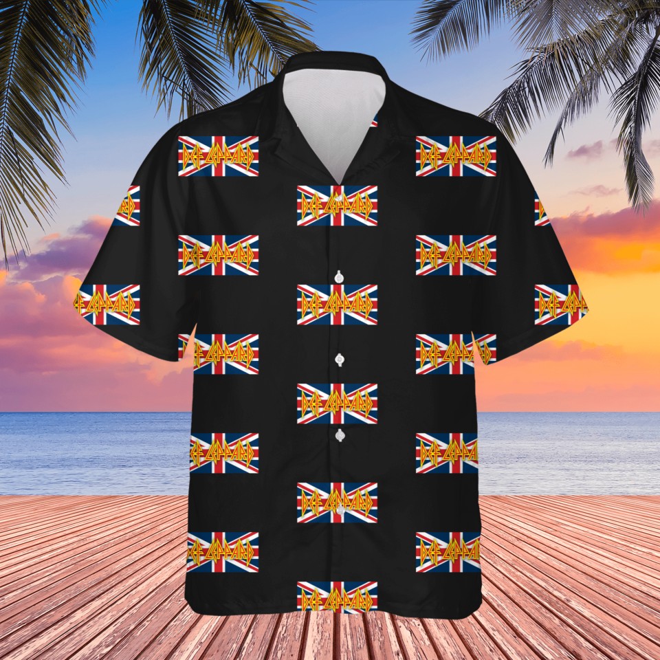 Unique Def Leppard Band Graphic Design Collector’s Item Def Leppard Hawaiian Shirt