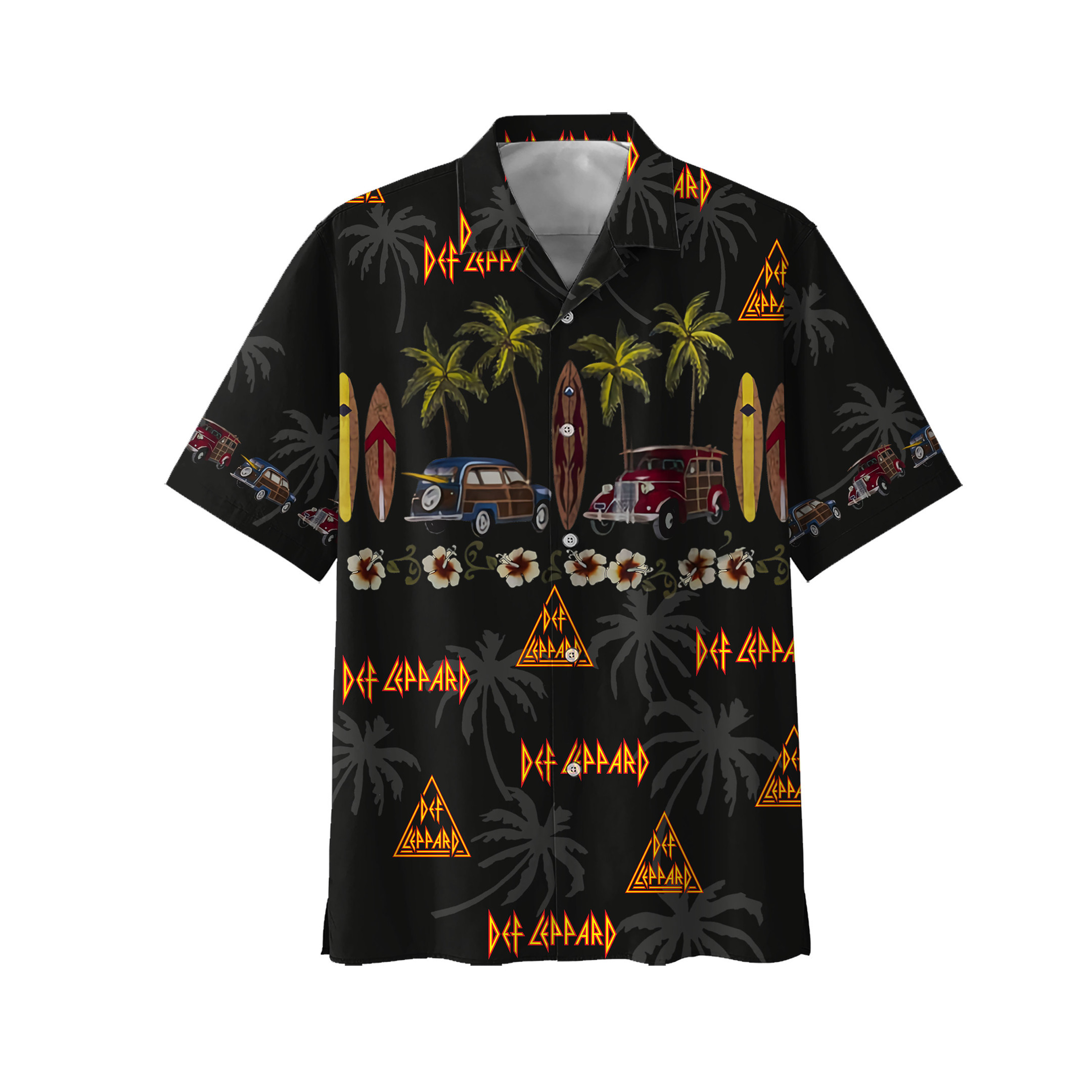Unique Def Leppard Tribute Music Design Def Leppard Hawaiian Shirt