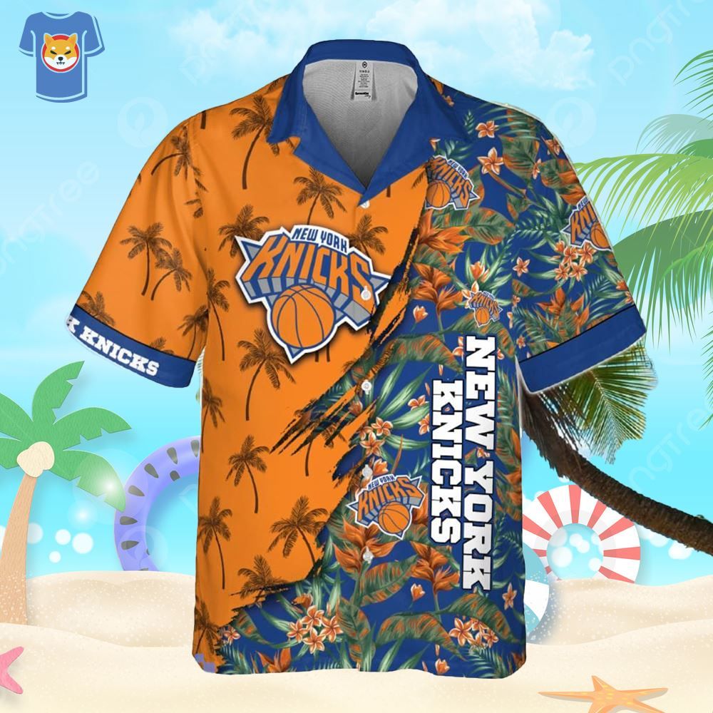 Unique Hawaiian Beach Outfit Featuring New York Mets Baseball