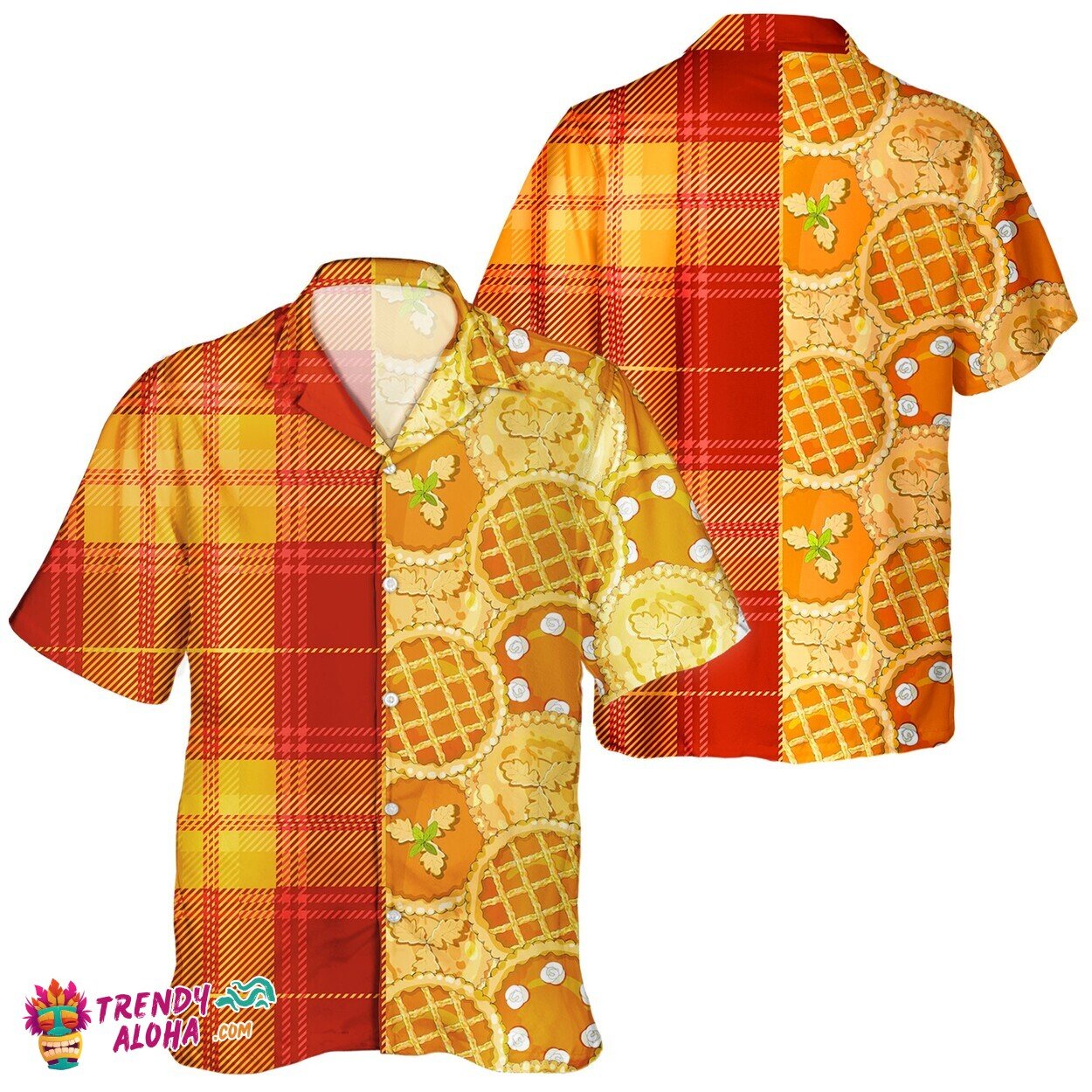 Unisex Hawaiian Shirt Featuring Colorful Sweet Cakes Pattern Lover