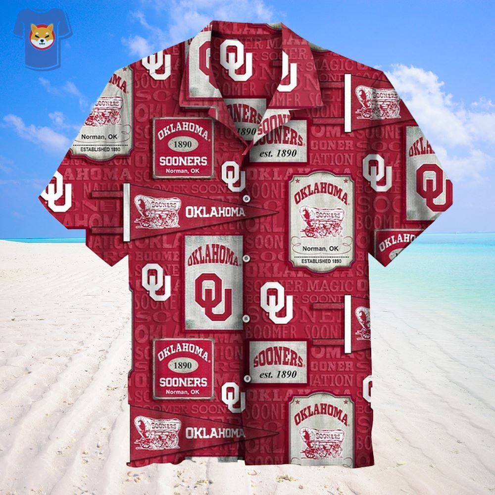 University Of Oklahoma Vintage Fans Gift All Over Printed Hawaiian Shirt University Of Oklahoma Vintage Fans Gift All Over Printed Hawaiian Shirt
