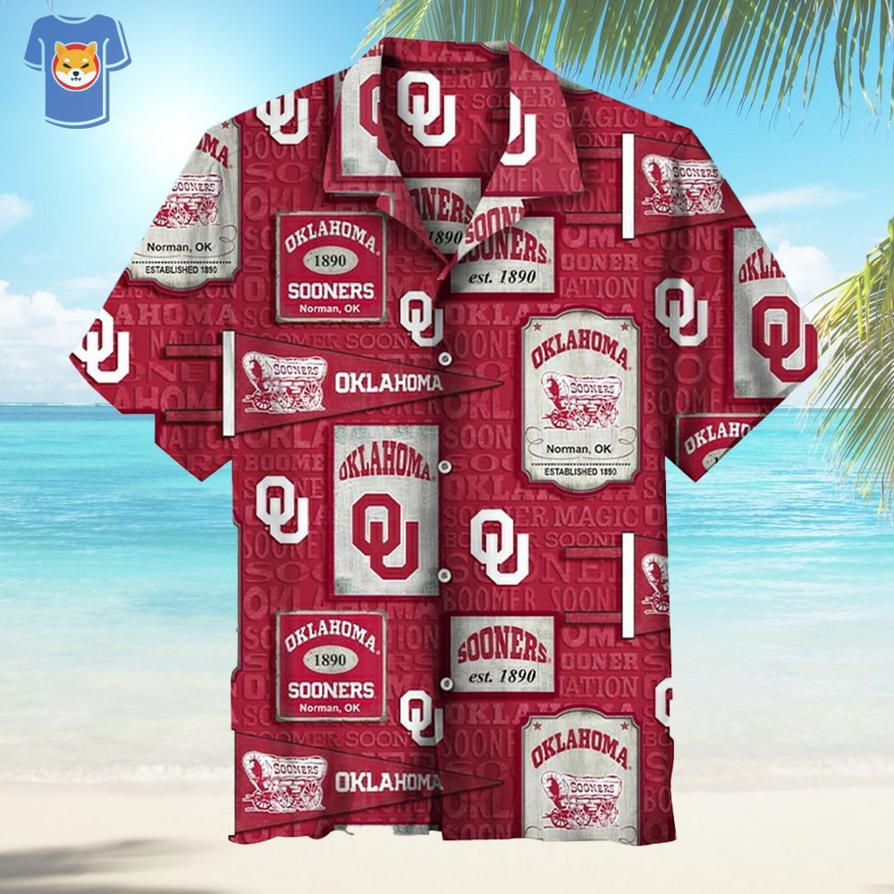 University Of Oklahoma Vintage Fans Gift All Over Printed Hawaiian Shirt