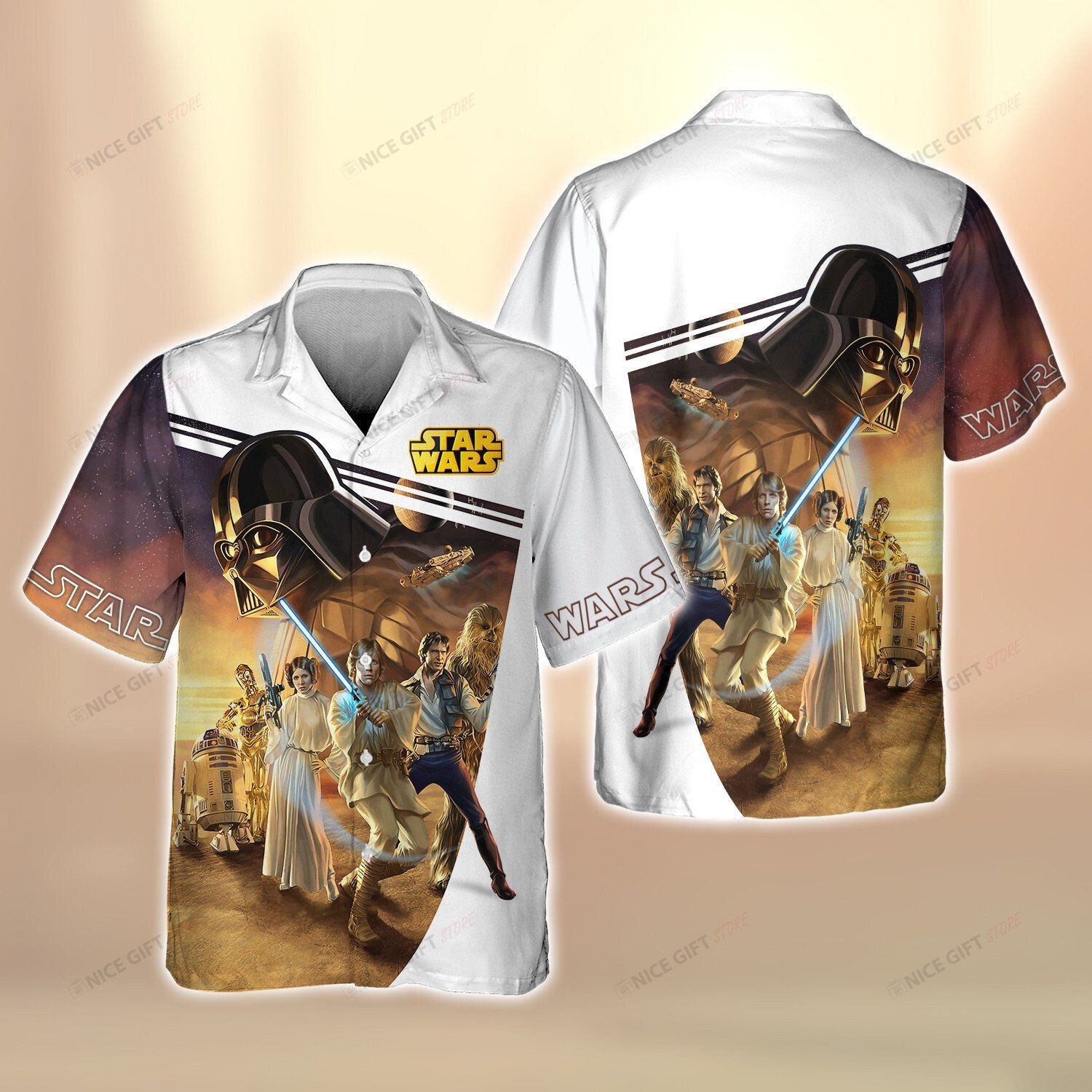 Unveiling Star Wars Magic in Hawaiian Shirt 3D Artistry