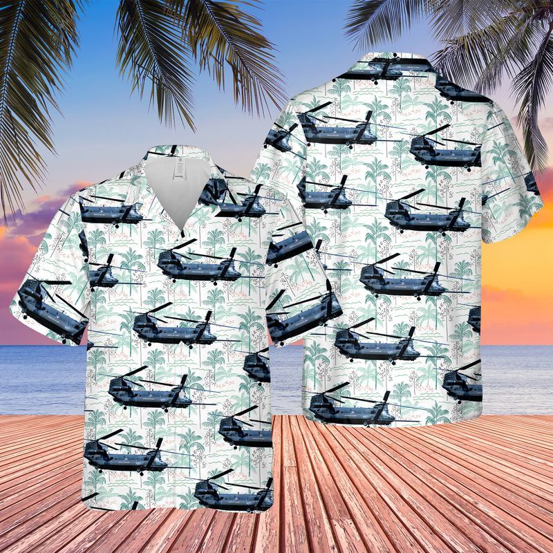 US Army 160th Special Operations Aviation Regiment MH-47G Trendy Hawaiian Shirt: Military Fashion