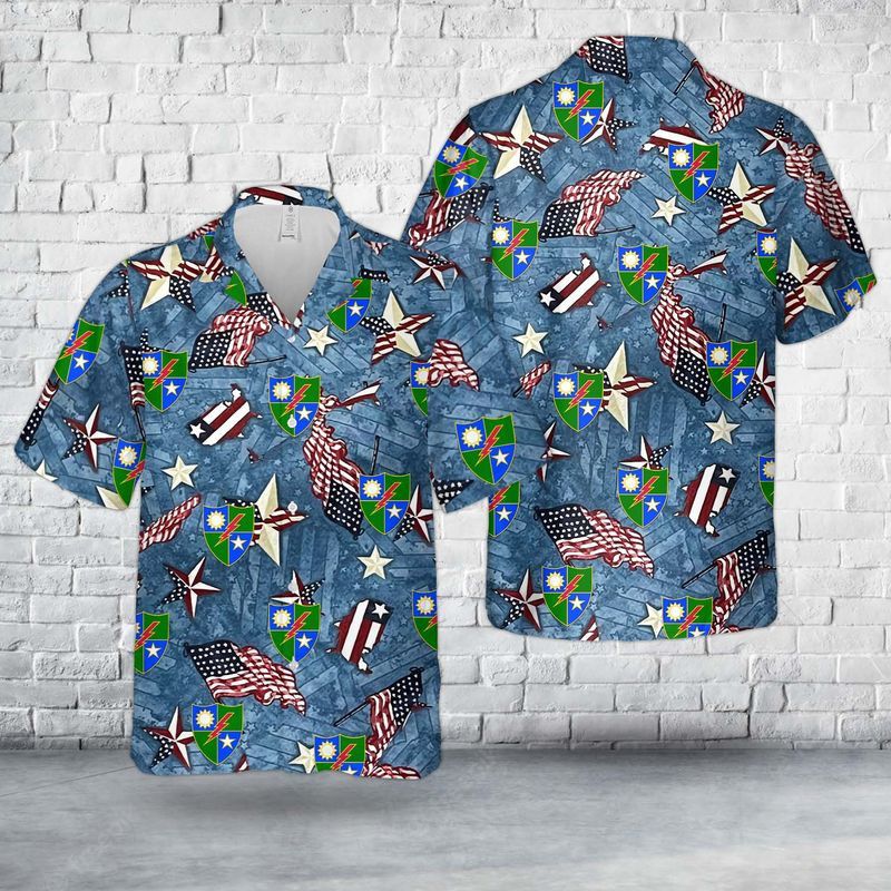 Us Army 75Th Ranger Regiment, 4Th Of July Trendy Hawaiian Shirt For Men And Women
