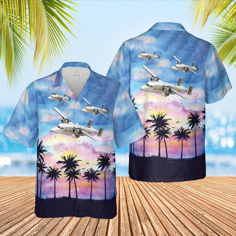 Us Army Ac-119G K Shadow Stinger Trendy Hawaiian Shirt