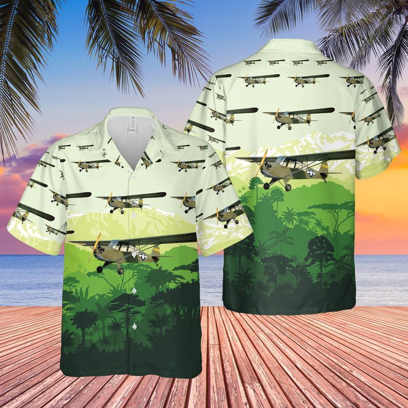 Us Army Aeronca L-3 Trendy Hawaiian Shirt