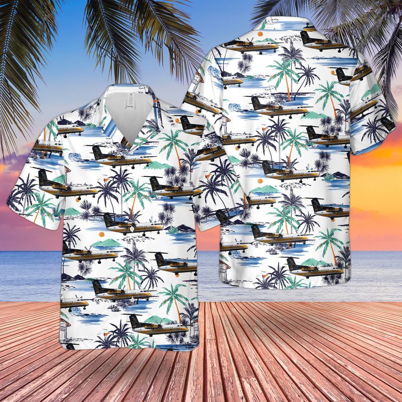Us Army Bombardier Dash 8-315 Trendy Hawaiian Shirt