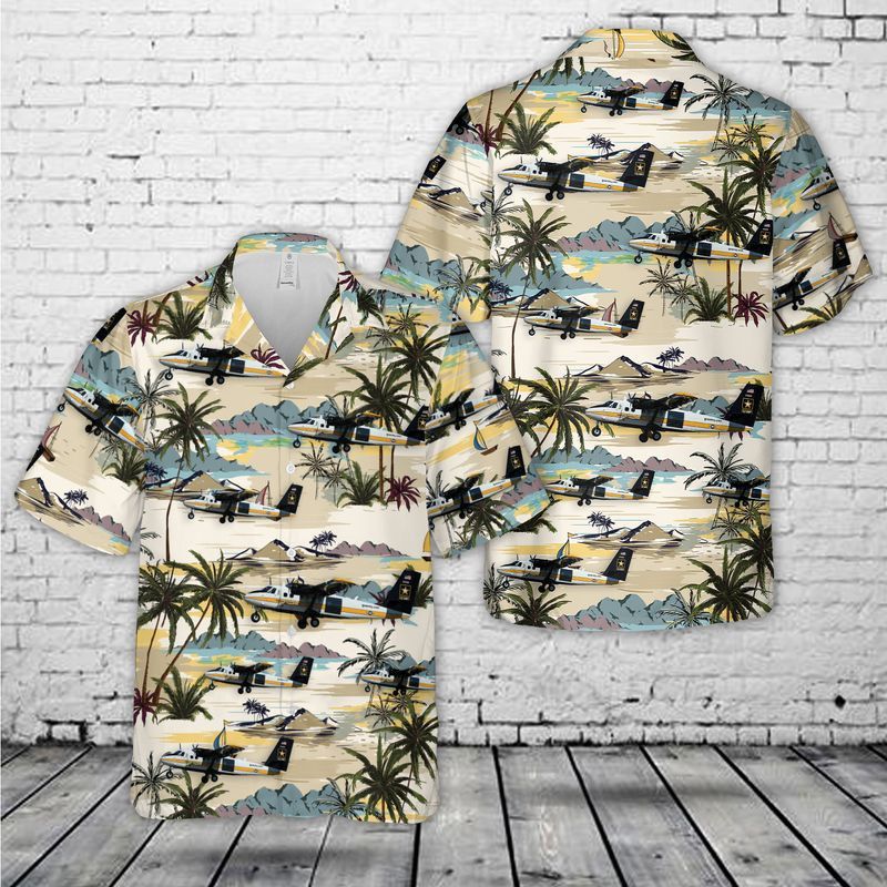 Us Army De Havilland Canada Uv-18A Twin Otter Dhc-6-300 Trendy Hawaiian Shirt