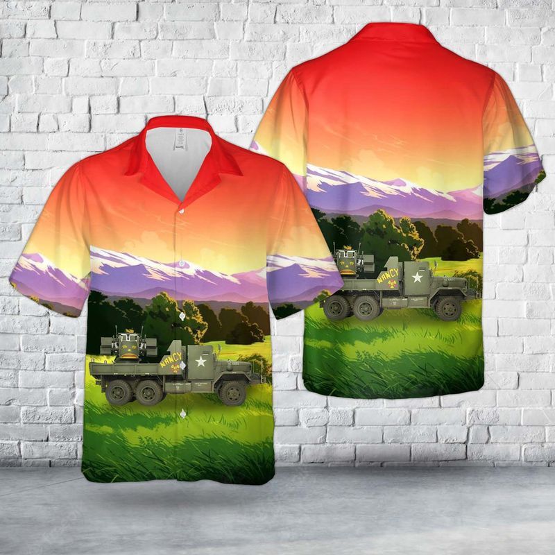 Us Army M35A1 Gun Truck Nancy Trendy Hawaiian Shirt