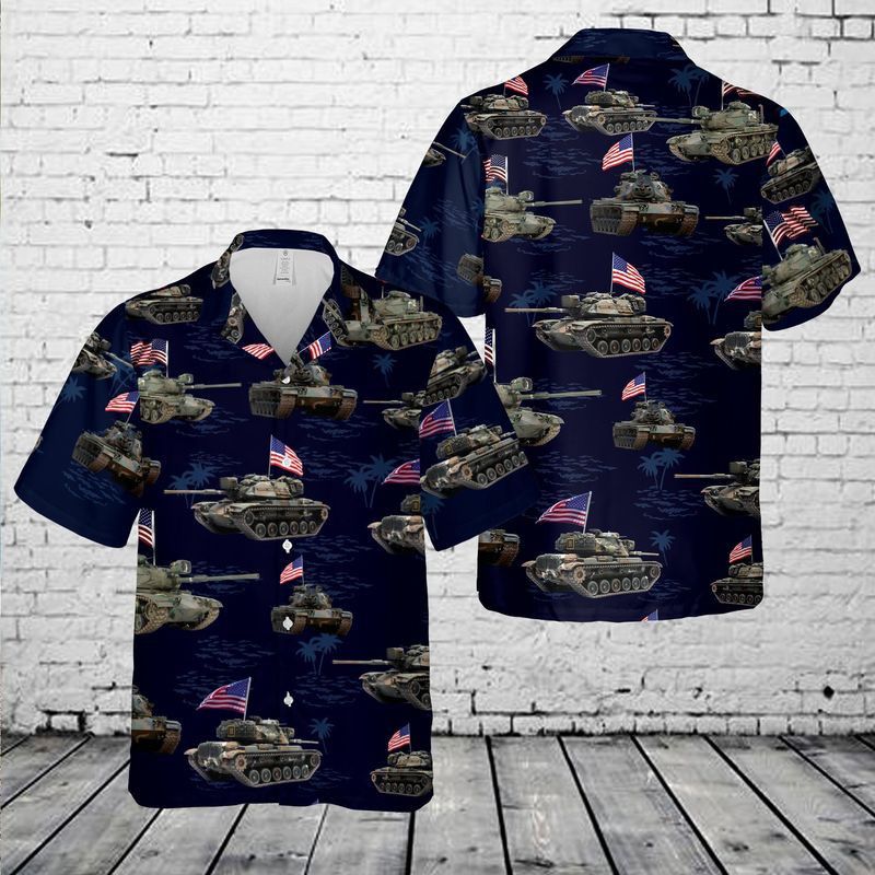 Us Army M60A1 Tank July 4Th Trendy Hawaiian Shirt