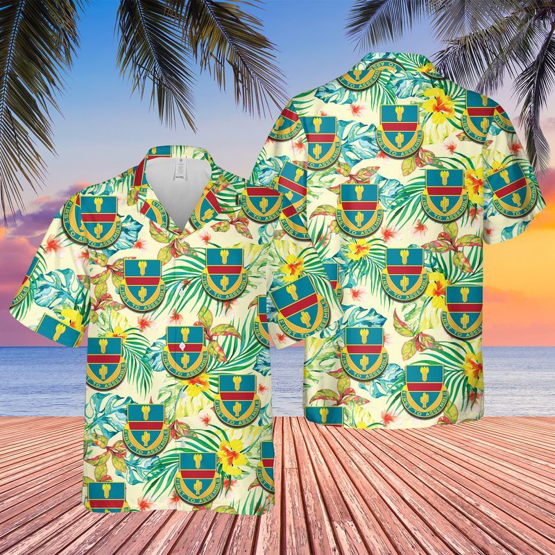 Us Army Oregon Army National Guard 162Nd Infantry Regiment Trendy Hawaiian Shirt, Short Sleeve Trendy Hawaiian Shirt For Men