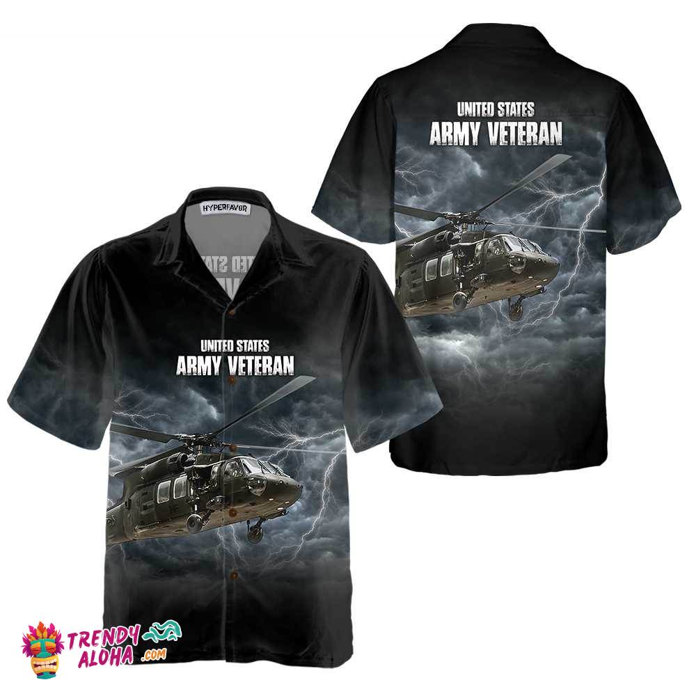 Us Army Veteran Helicopter Hawaiian Shirt, Proud Helicopter Shirt For Men, Helicopter Gift Us Army Veteran Helicopter Hawaiian Shirt, Proud Helicopter Shirt For Men, Helicopter Gift