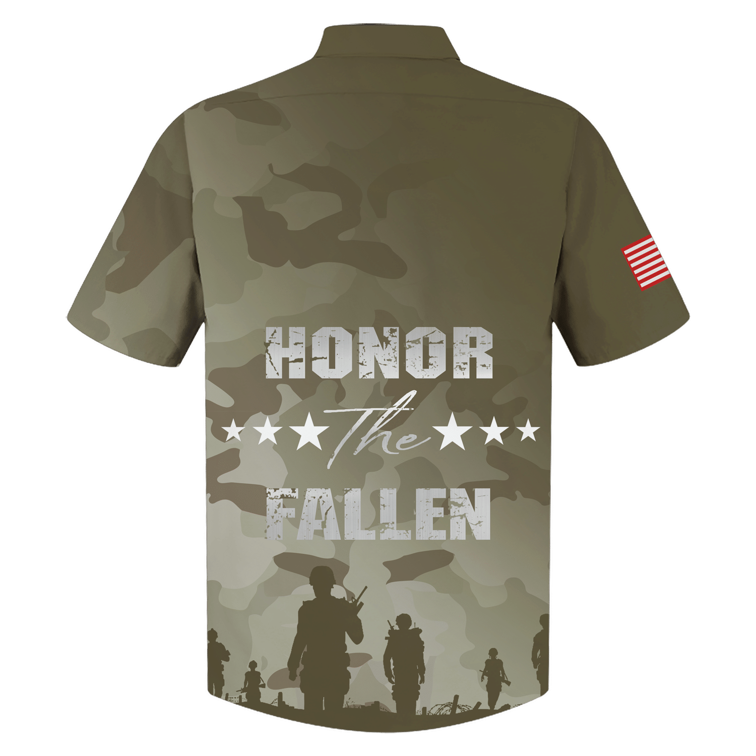 Us Army Veteran, Honor The Fallen Hawaiian Shirt