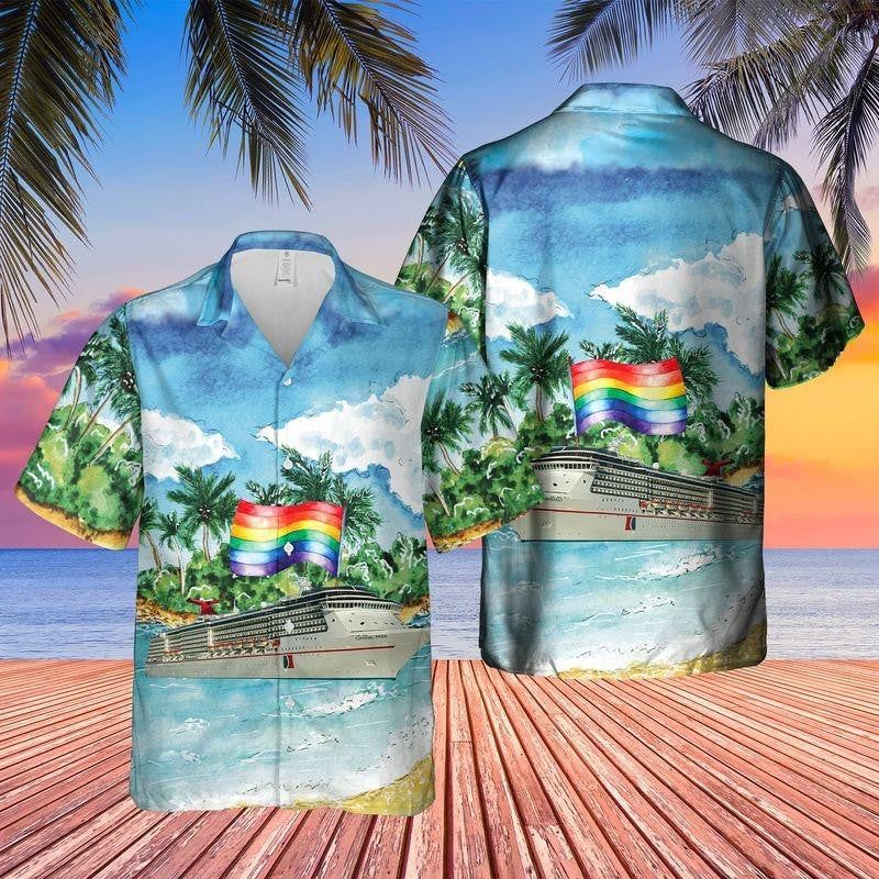 Us Cruise Happy Lgbt Pride Month Aloha Hawaiian Shirts For Men & For Women |