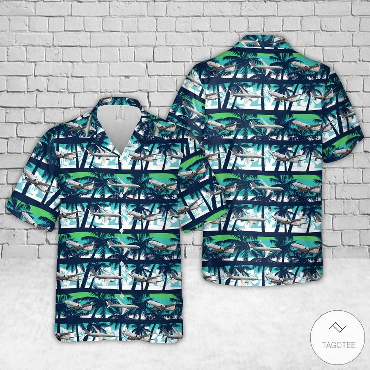 US Navy Boeing Poseidon StylisDesign Tropical Hawaiian Shirt