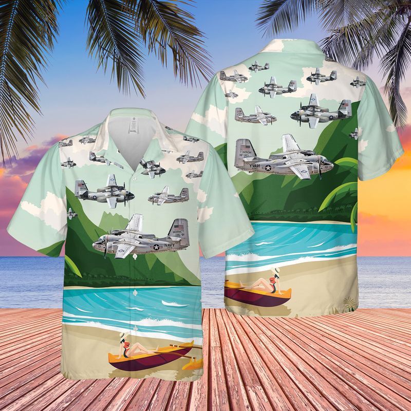 Us Navy Grumman C-1 Trader Cod Vrc-50 Trendy Hawaiian Shirt, Short Sleeve Trendy Hawaiian Shirt For Men Us Navy Grumman C-1 Trader Cod Vrc-50 Trendy Hawaiian Shirt, Short Sleeve Trendy Hawaiian Shirt For Men
