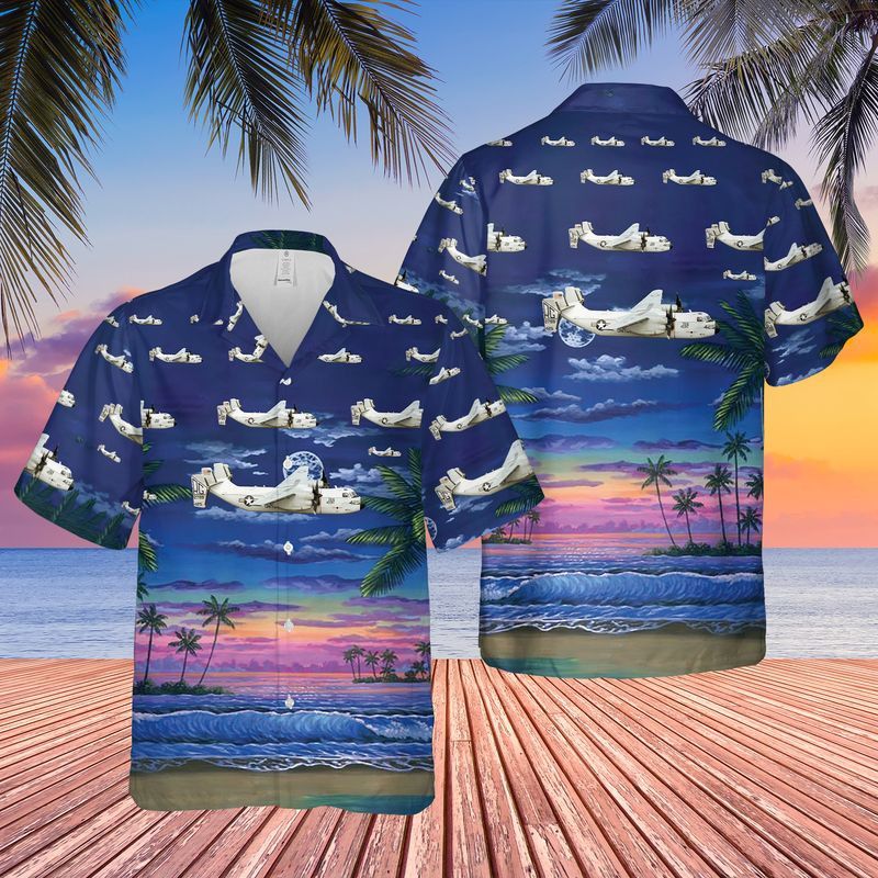 Us Navy Grumman C-2A Greyhound Of Vrc-50 Trendy Hawaiian Shirt, Short Sleeve Trendy Hawaiian Shirt For Men