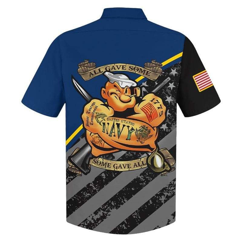 Us Navy Hawaii Shirt Sailor All Gave Some, Some Gave All Aloha Trendy Hawaiian Shirts