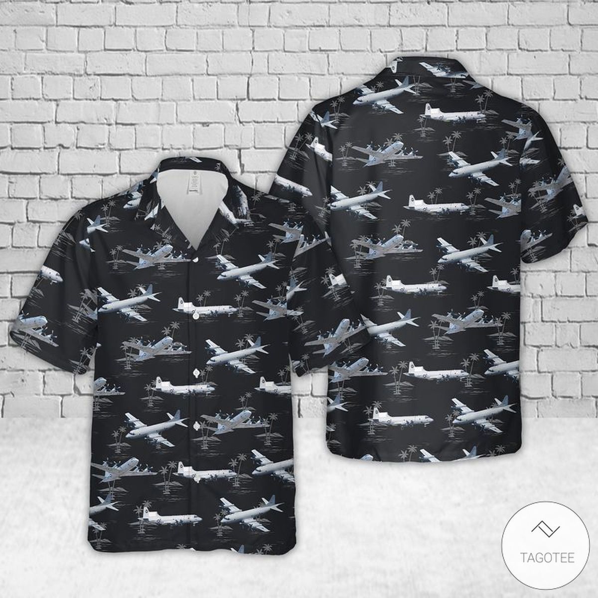 US Navy Lockheed Orion Themed Unisex Tropical Hawaiian Shirt