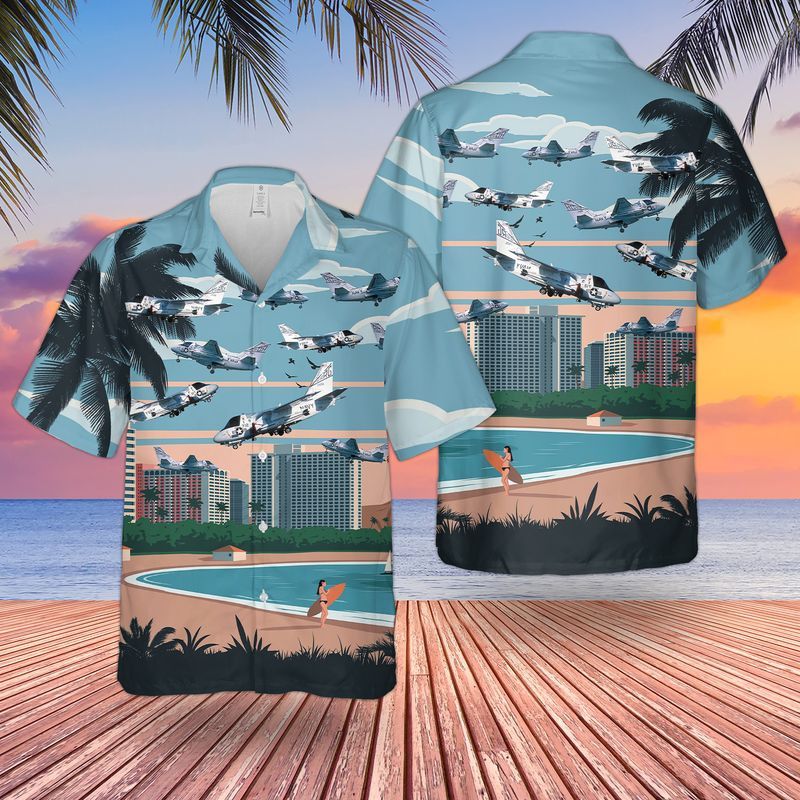 Us Navy Lockheed Us-3A Viking Cod Vrc-50, Short Sleeve Trendy Hawaiian Shirt For Men Us Navy Lockheed Us-3A Viking Cod Vrc-50, Short Sleeve Trendy Hawaiian Shirt For Men