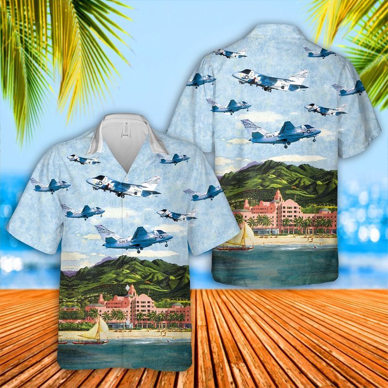 Us Navy Lockheed Us-3A Viking Cod Vrc-50 Trendy Hawaiian Shirt, Short Sleeve Trendy Hawaiian Shirt For Men Us Navy Lockheed Us-3A Viking Cod Vrc-50 Trendy Hawaiian Shirt, Short Sleeve Trendy Hawaiian Shirt For Men