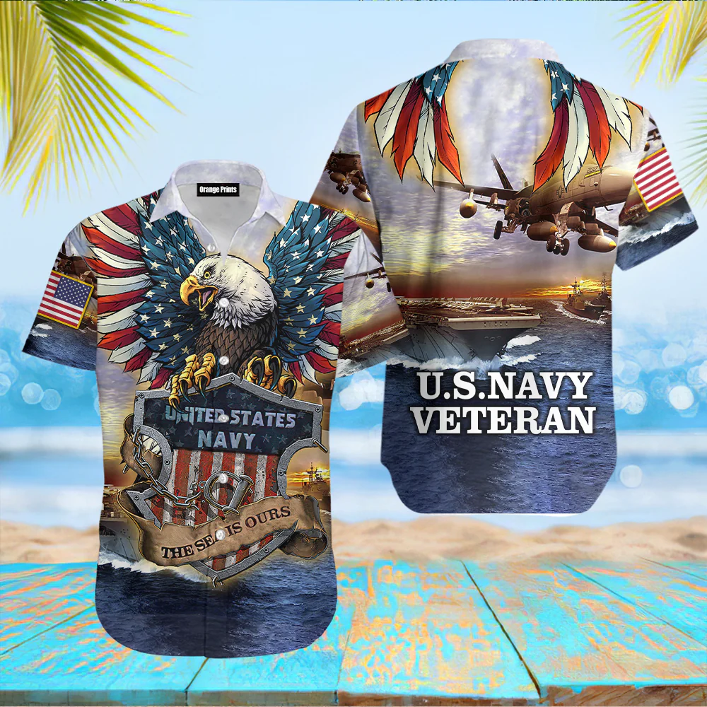Us Navy Veteran Trendy Hawaiian Shirt