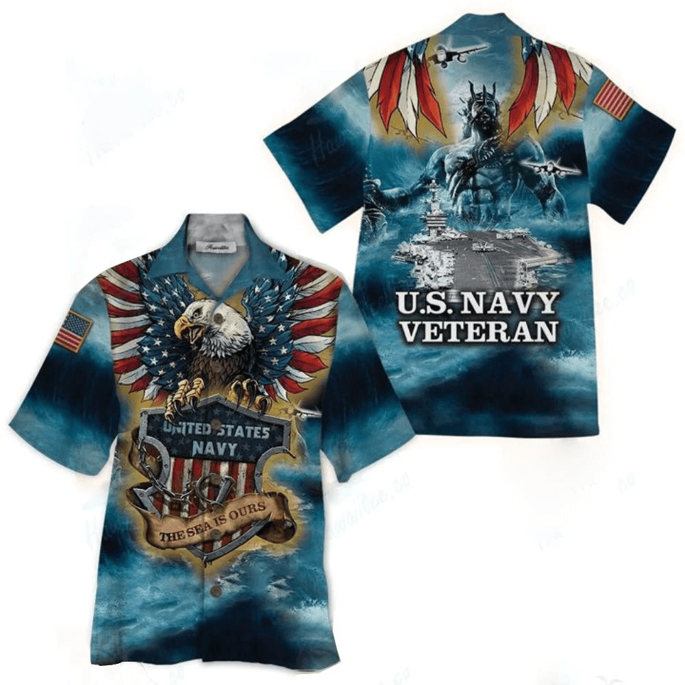 Us Navy Veteran Trendy Hawaiian Shirt