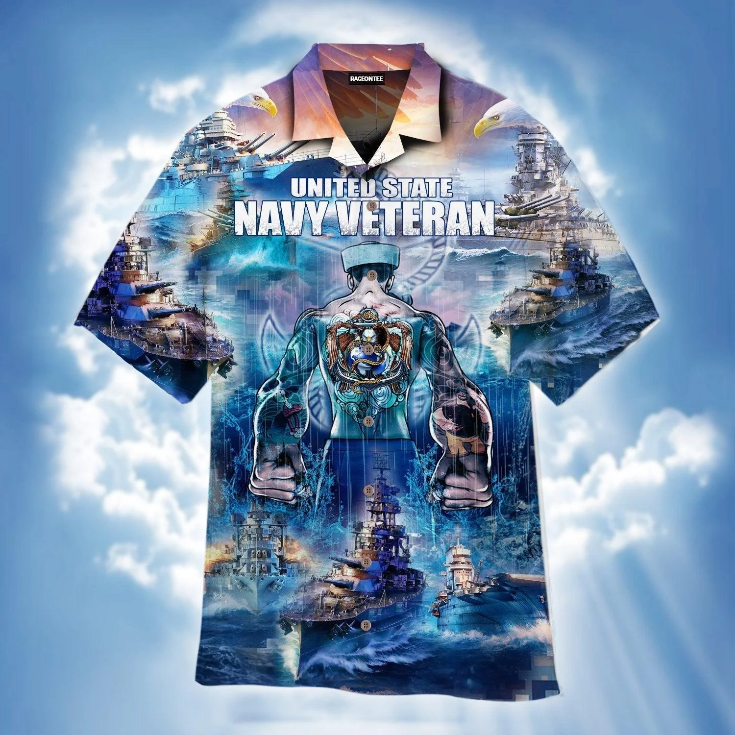 Us Navy Veteran Trendy Hawaiian Shirt For