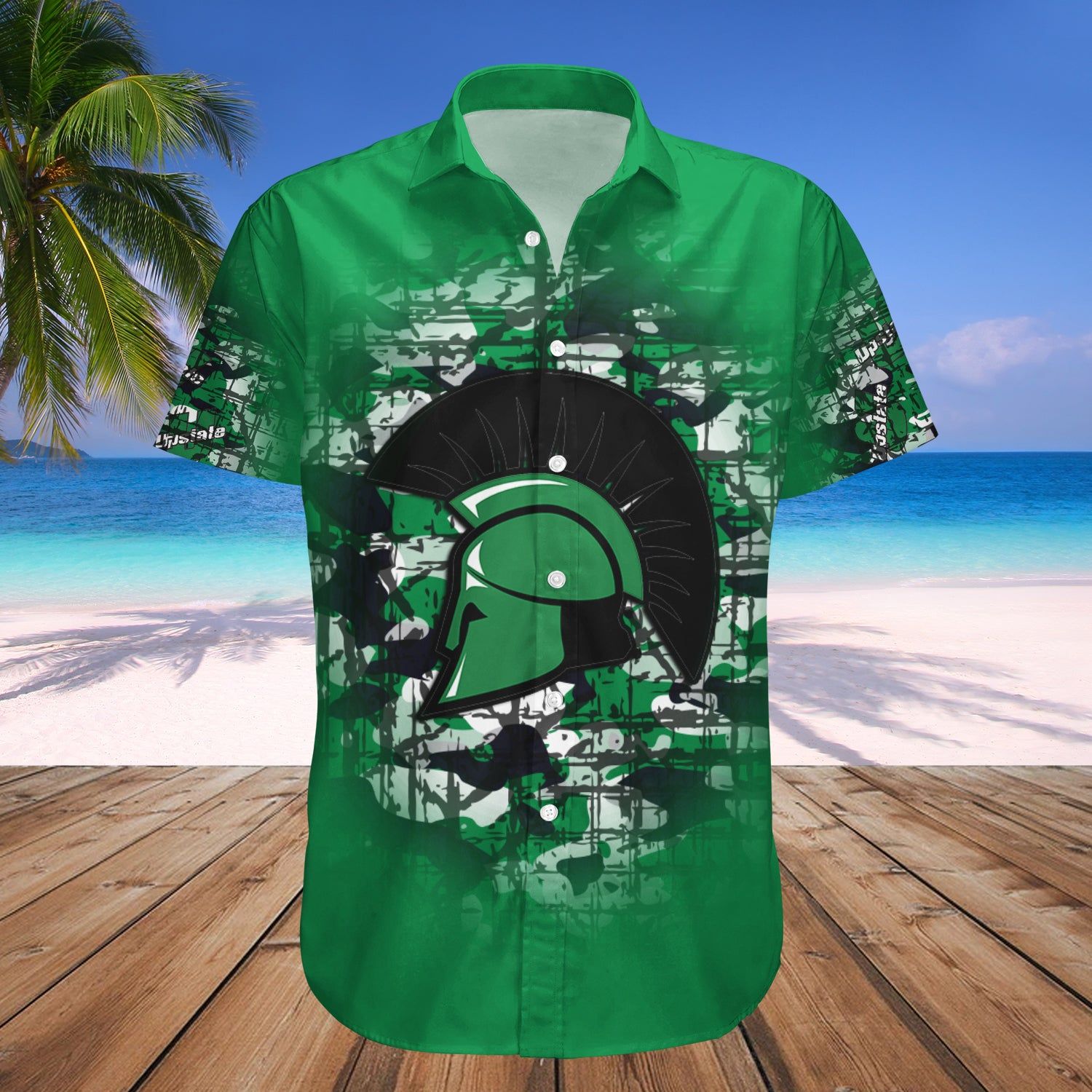 Usc Upstate Spartans Hawaii Shirt Camouflage Vintage – NCAA