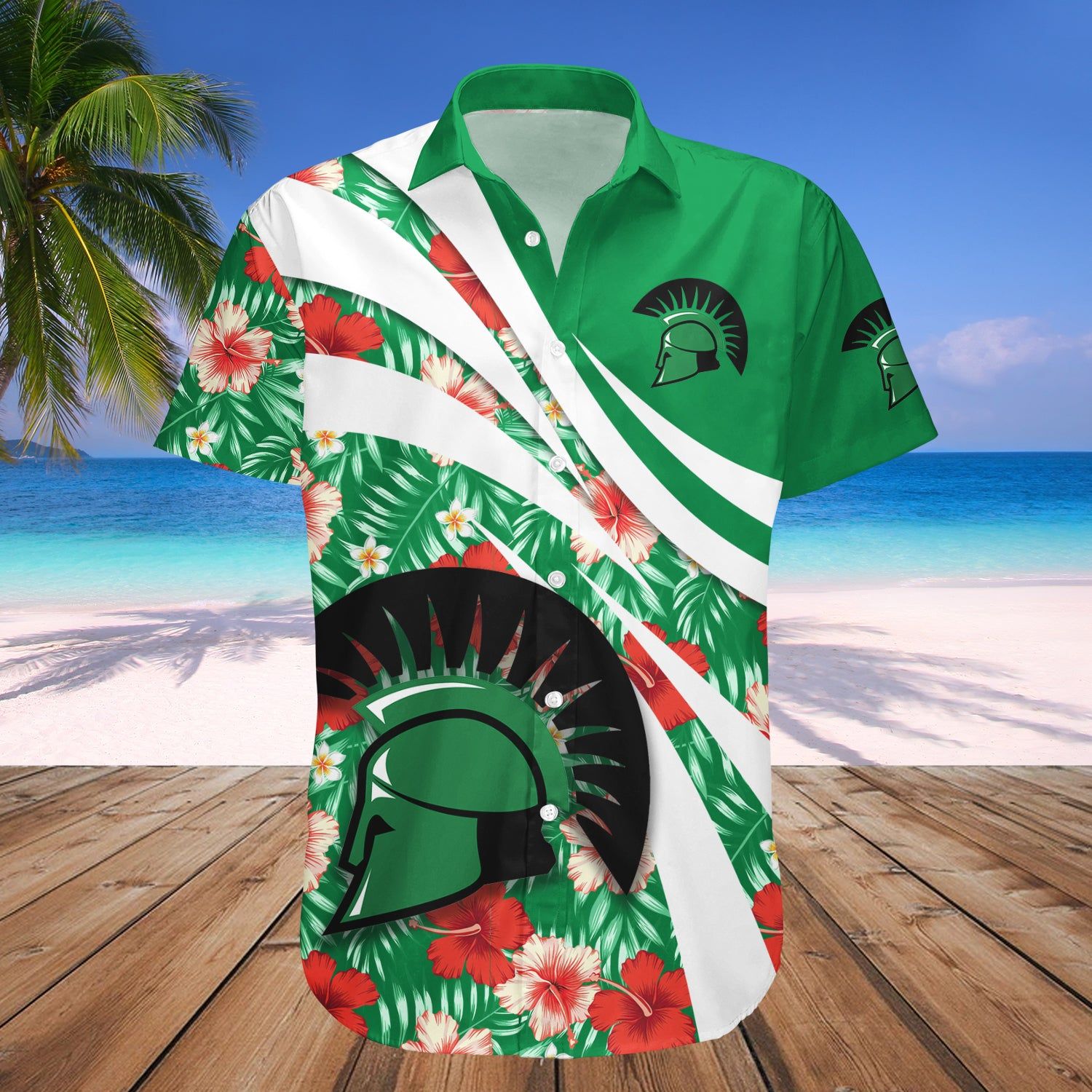 Usc Upstate Spartans Hawaii Shirt Hibiscus Sport Style – NCAA