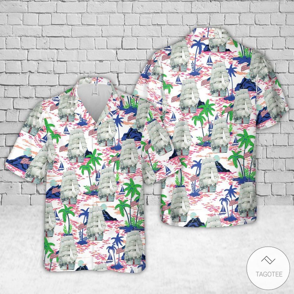 USCGC Eagle Inspired Hawaiian Shirt Tropical Style Unisex