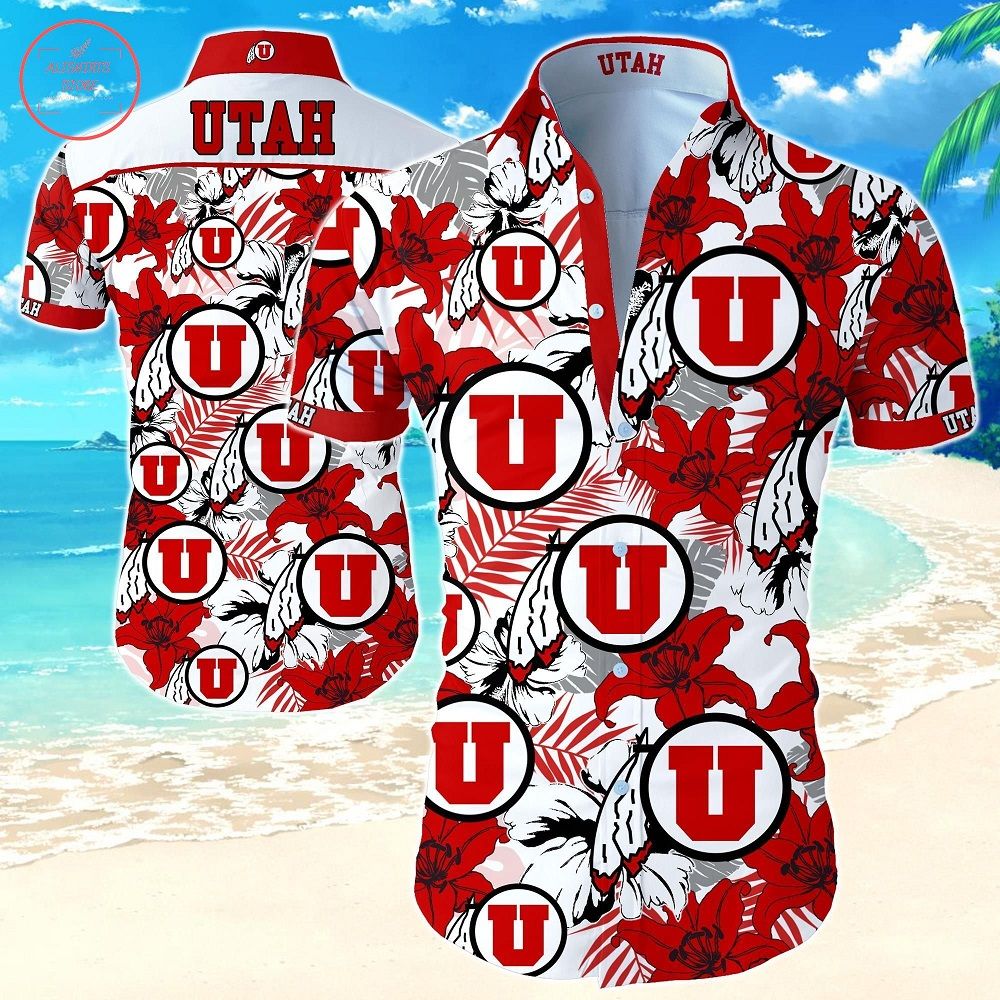 Uta Utes Football Hawaiian Shirt Tropical Style