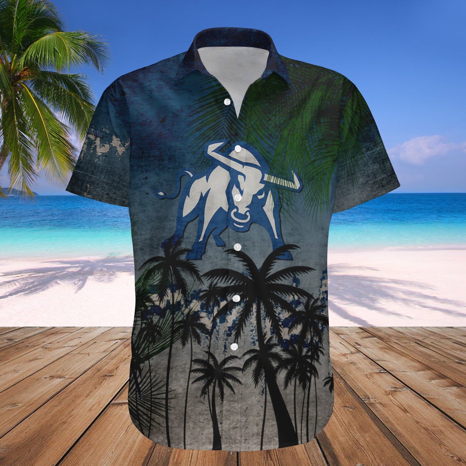 Utah State Aggies Hawaii Shirt Coconut Tree Tropical Grunge – NCAA