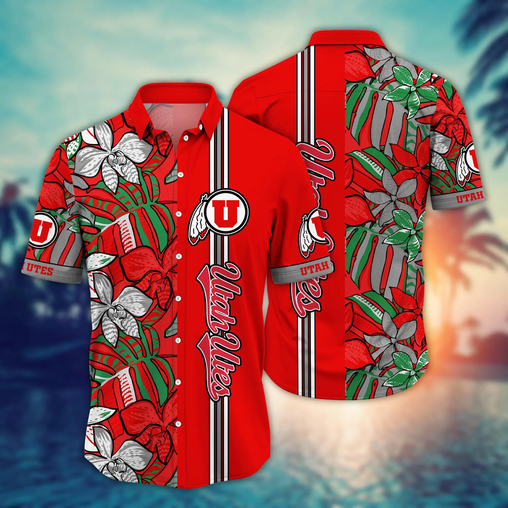 Utah Utes NCAA Hawaiian Shirt High Temperatures Aloha Shirt
