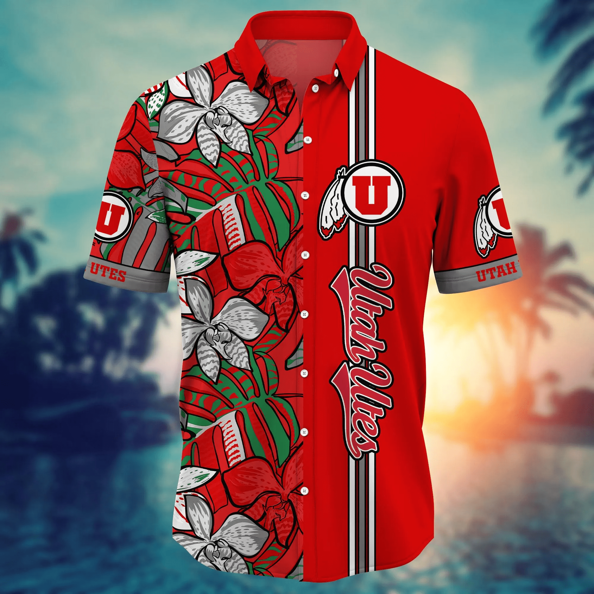 Utah Utes NCAA Hawaiian Shirt High Temperatures Aloha Shirt