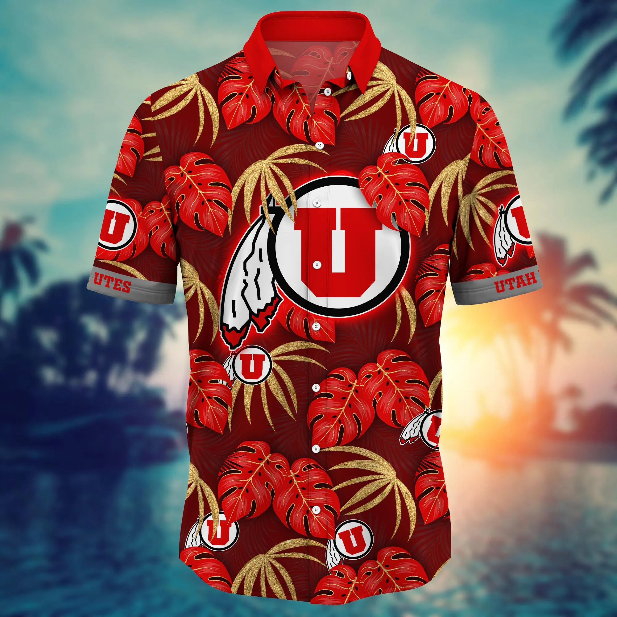 Utah Utes NCAA Hawaiian Shirt Holiday Aloha Shirt