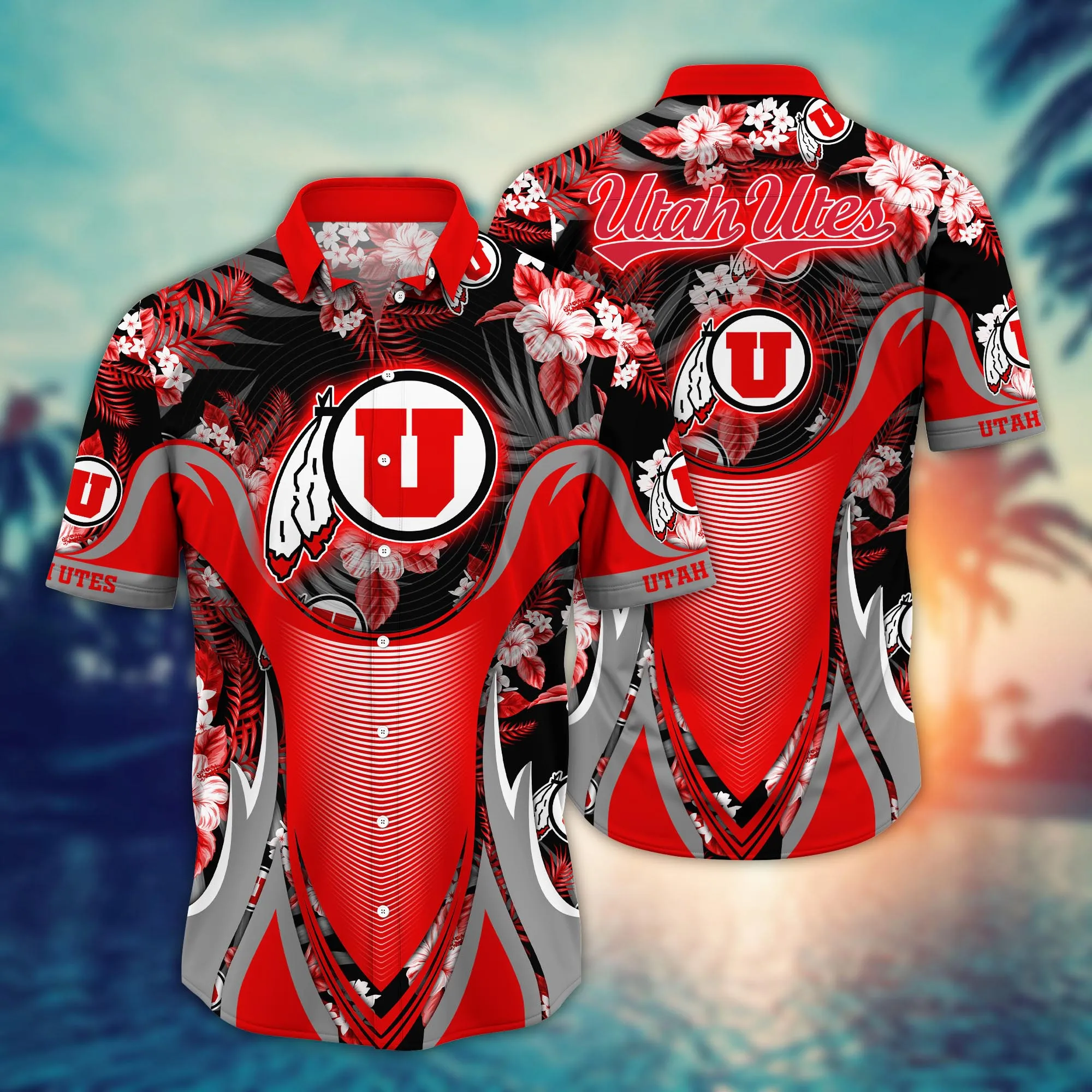 Utah Utes NCAA Hawaiian Shirt Lemonade Stands Aloha Shirt Utah Utes NCAA Hawaiian Shirt Lemonade Stands Aloha Shirt
