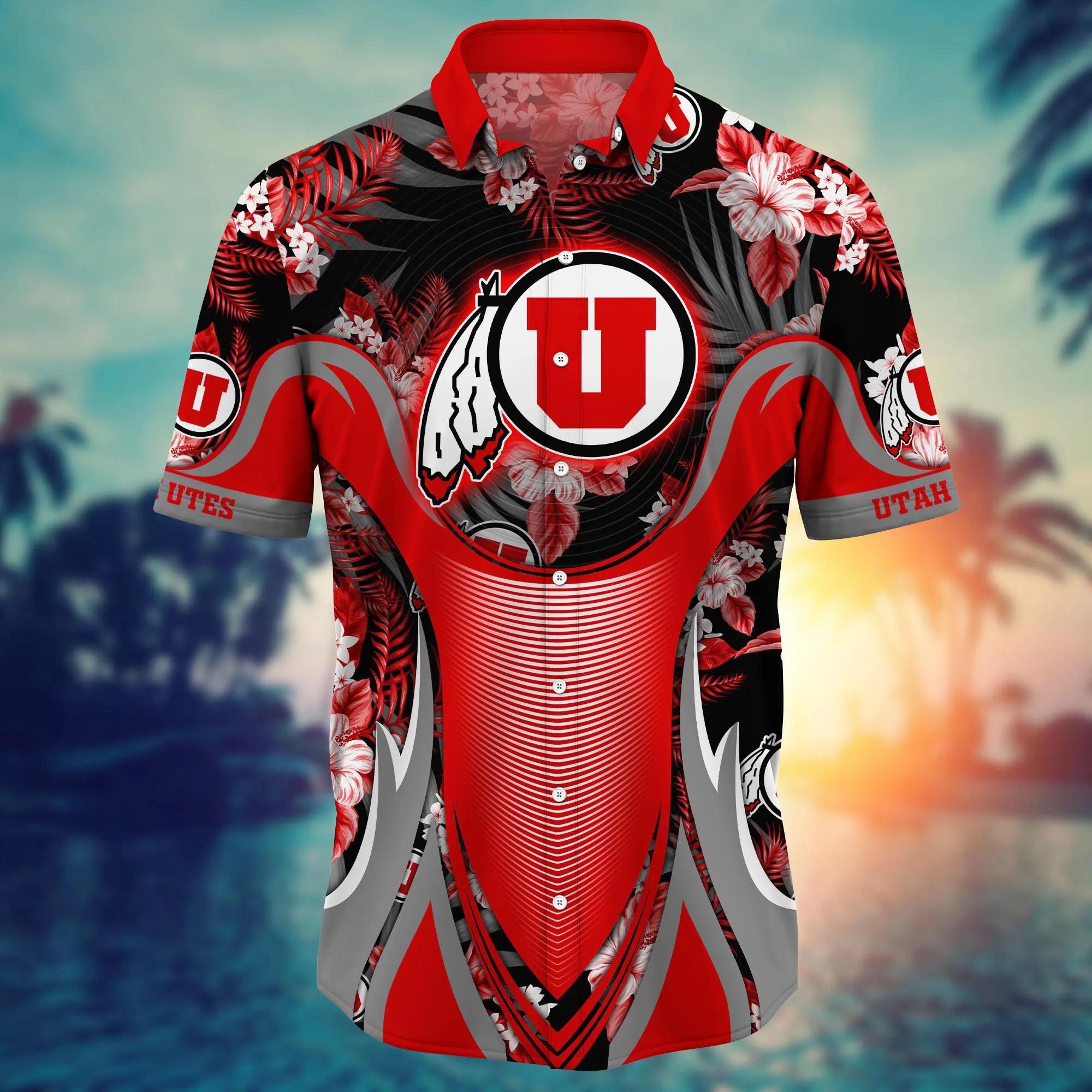 Utah Utes NCAA Hawaiian Shirt Lemonade Stands Aloha Shirt