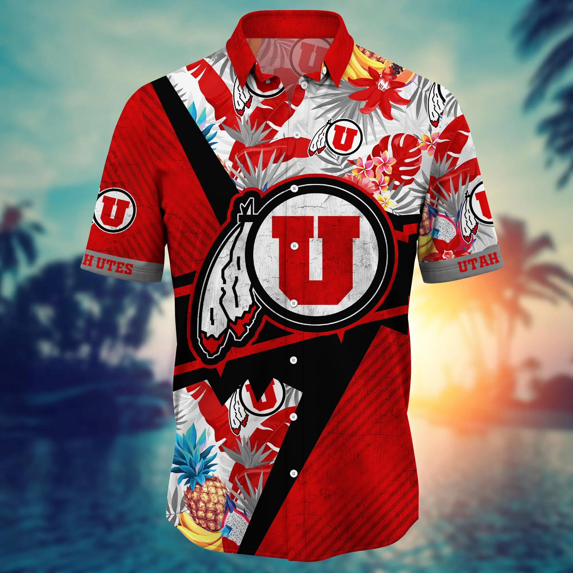 Utah Utes NCAA Hawaiian Shirt Picnics Aloha Shirt