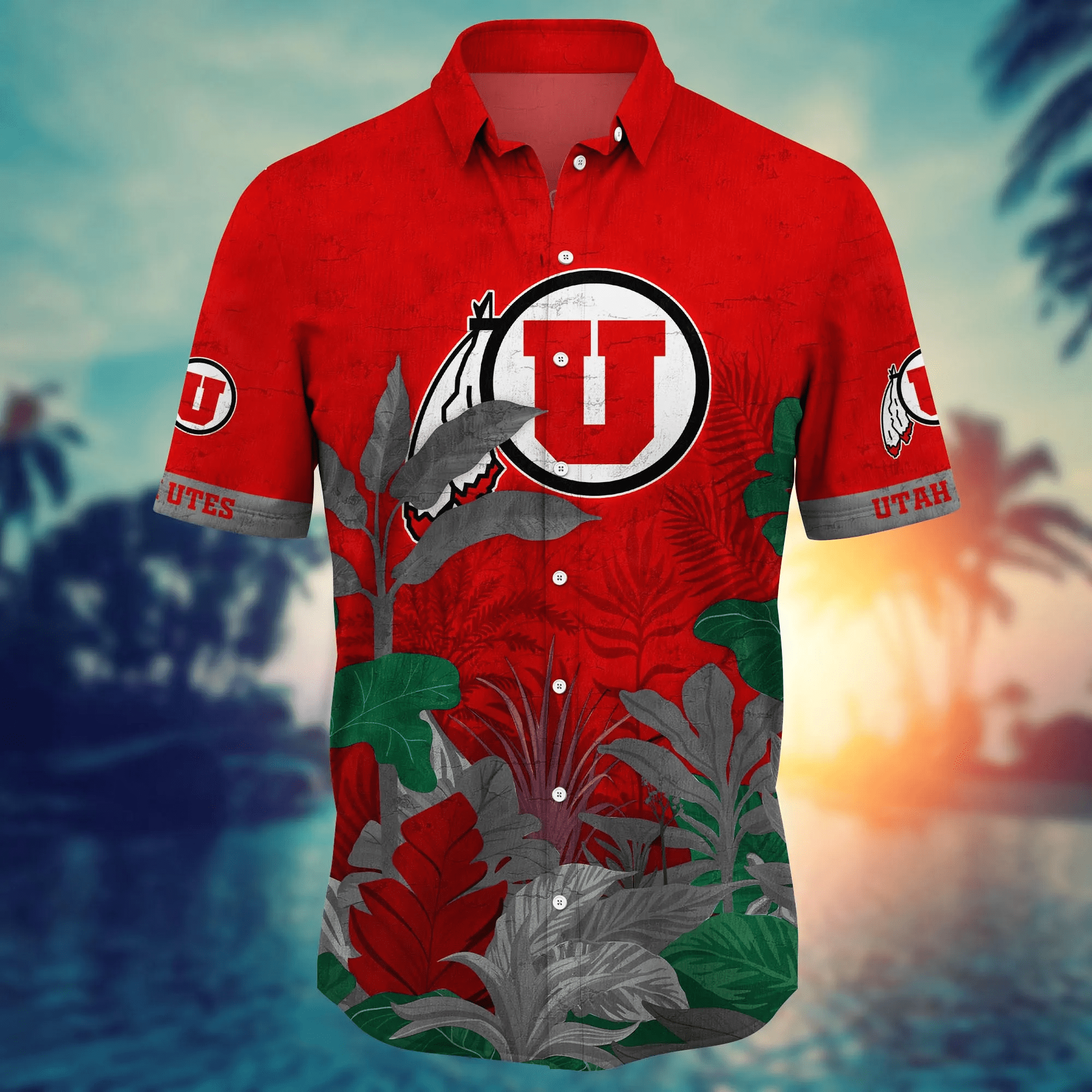Utah Utes NCAA Hawaiian Shirt Summer Camps Aloha Shirt