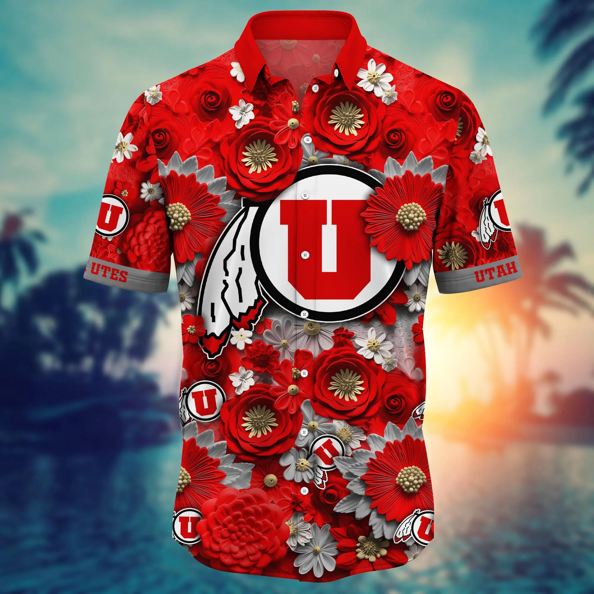 Utah Utes NCAA Hawaiian Shirt Trending For This Summer Customize Shirt Any Team