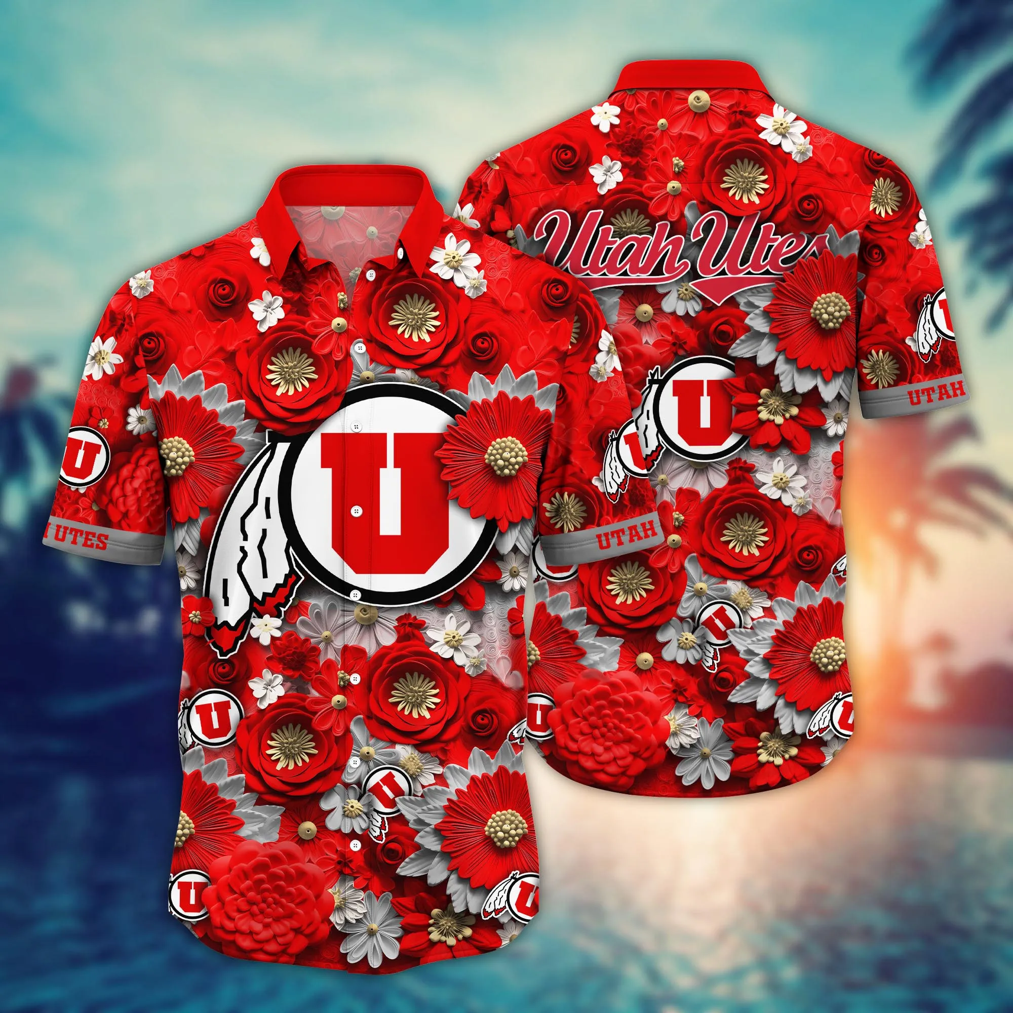 Utah Utes NCAA Hawaiian Shirt Trending For This Summer Customize Shirt Any Team