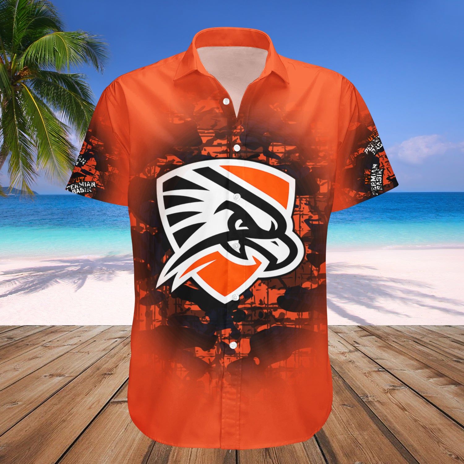 Utpb Falcons Hawaii Shirt Camouflage Vintage – NCAA