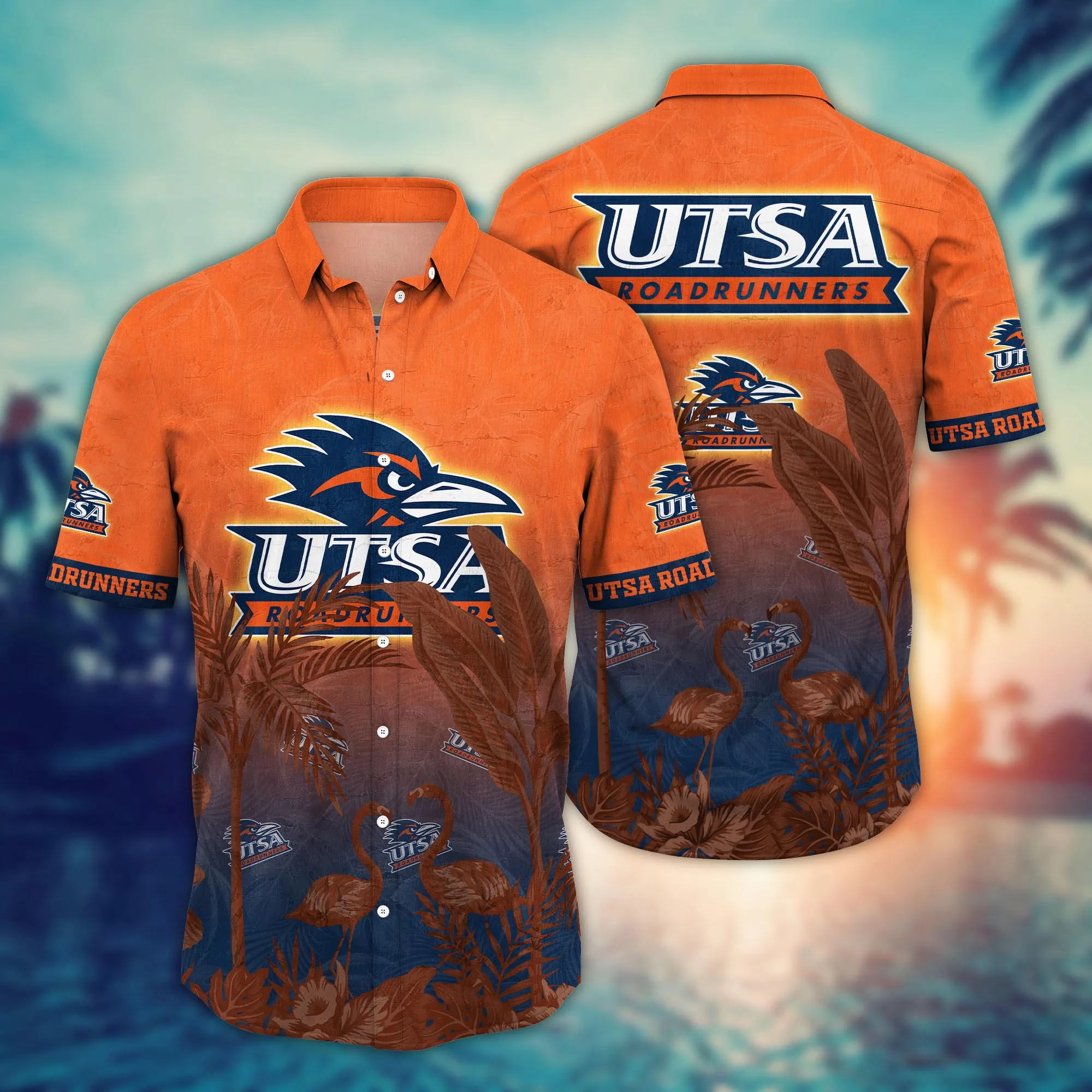 Utsa Roadrunners NCAA Hawaiian Shirt Augusttime Aloha Shirt Utsa Roadrunners NCAA Hawaiian Shirt Augusttime Aloha Shirt
