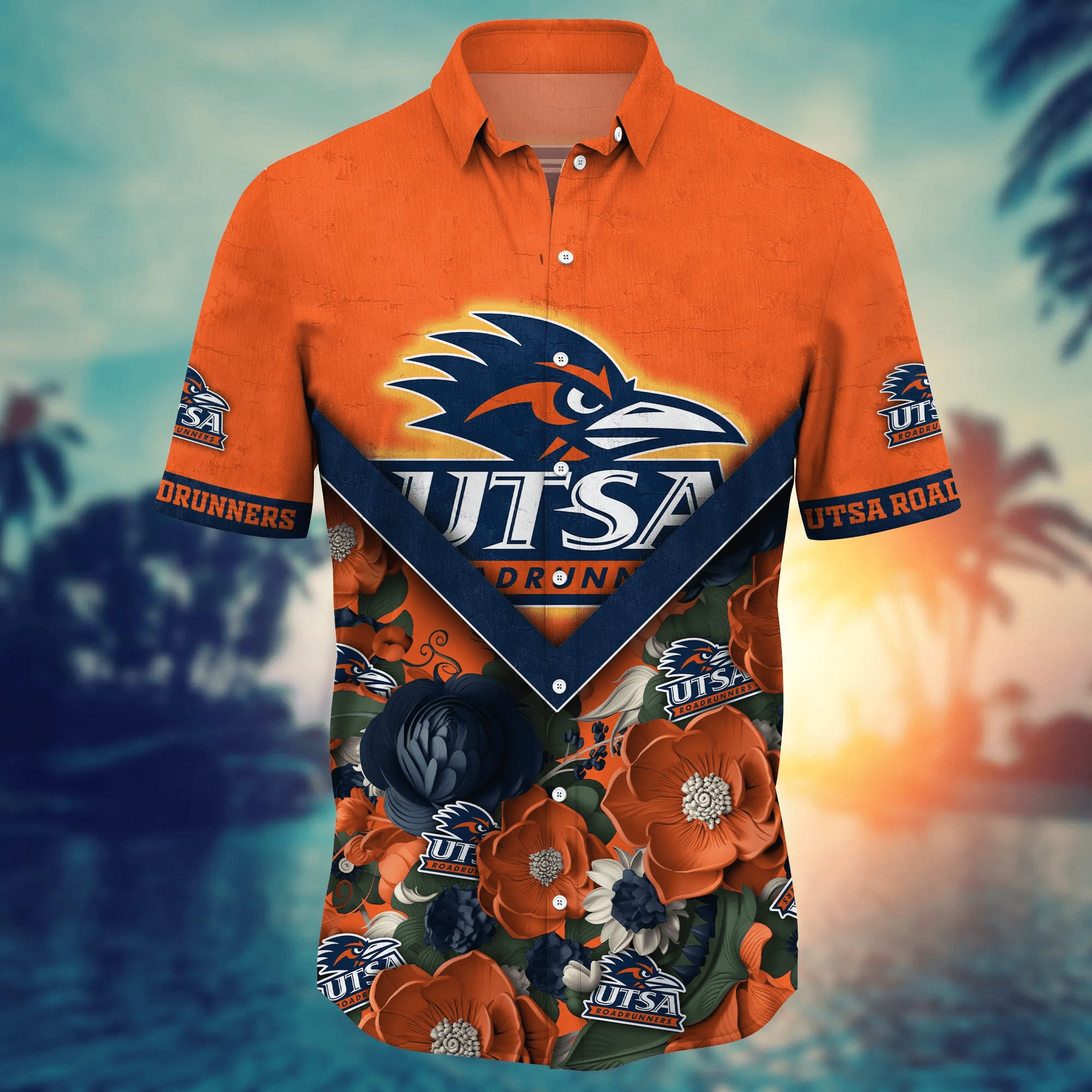 Utsa Roadrunners NCAA Hawaiian Shirt Custom Sun-Soaked Aloha Shirt